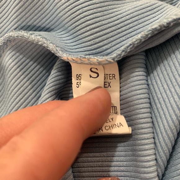 Long blue jumpsuit - Picture 7 of 7